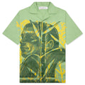 Pol Anglada Print Short Sleeve Shirt Green