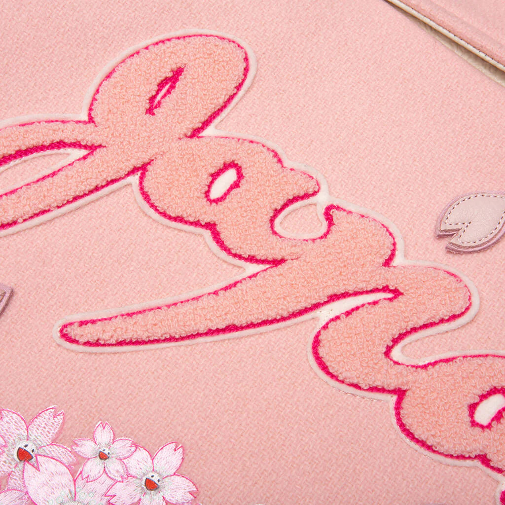 Sakura Varsity Jacket Pink