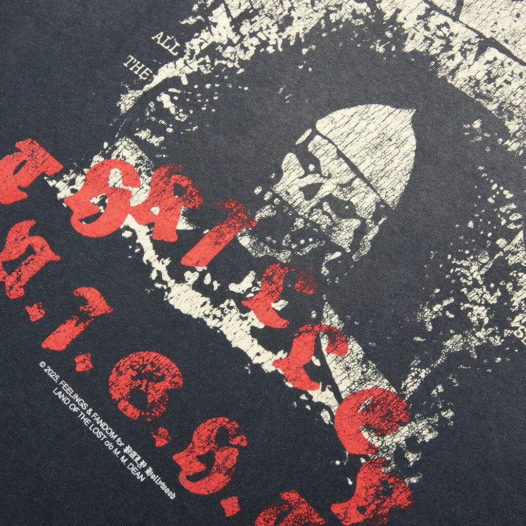 Thriller Night Cut Off Tee Vintage Black