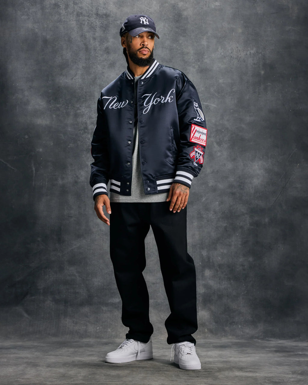New Era MLB New York Yankees Varsity Jacket Navy