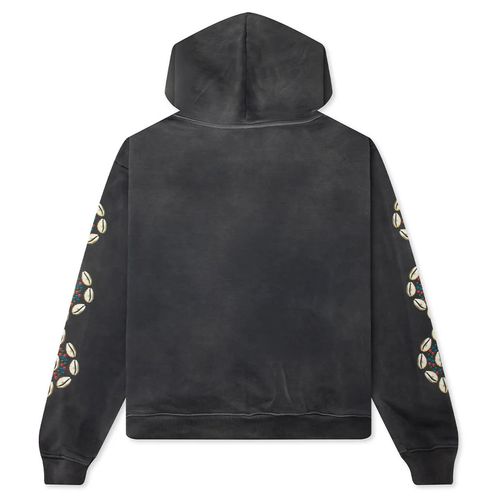 Barriers Cowrie Shell Hoodie Vintage Black
