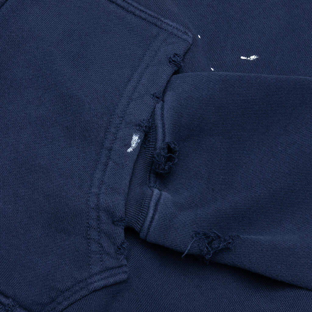 Treatment Center Zip Hooded Sweatshirt Navy