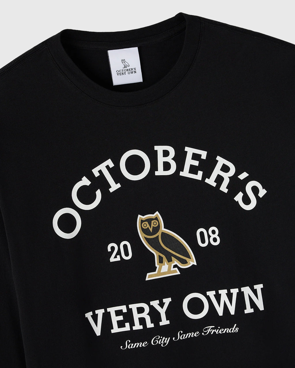 Collegiate Long Sleeve Tee Black