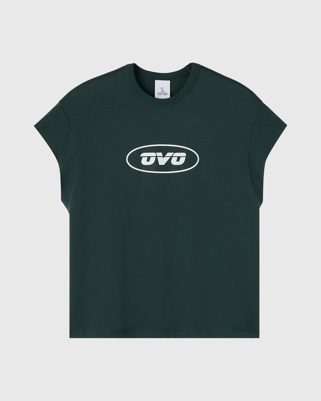 Runner Mesh Print Muscle Tee Midnight Green