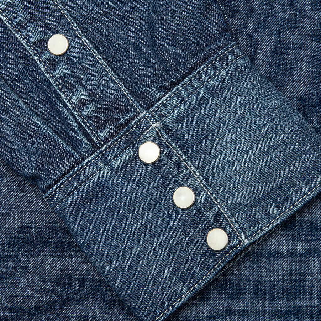 Social Sculpture DMGD Shirt Indigo