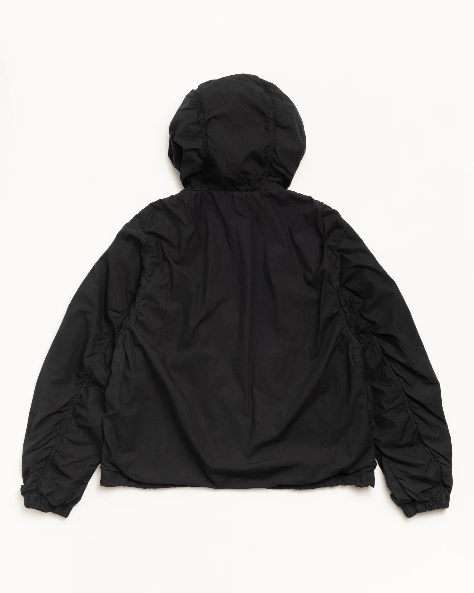 DOUBLE COTTON HOODED JACKET