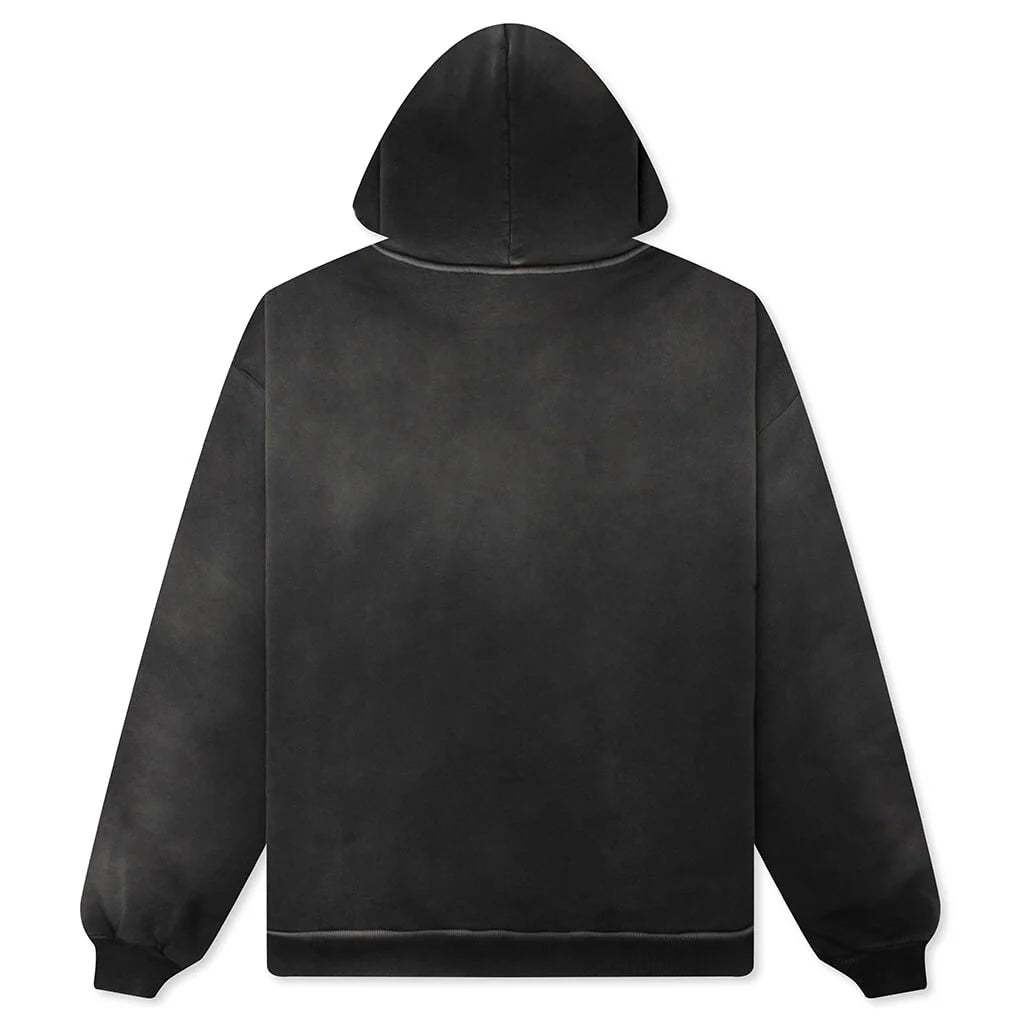 Loaded With Love Hoodie Stained Black