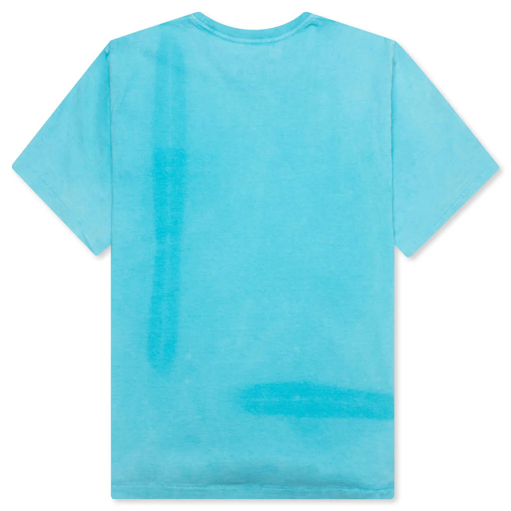 Vintage Logo Painted Tee Turquoise
