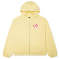 Willy Ropita Shrunken Zip Hoodie Pale Banana