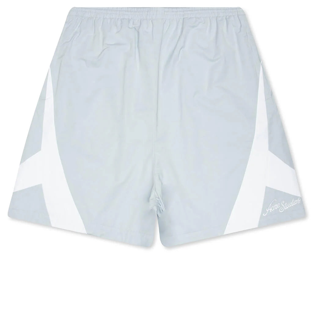 Embroidered Logo Shorts Cold Grey
