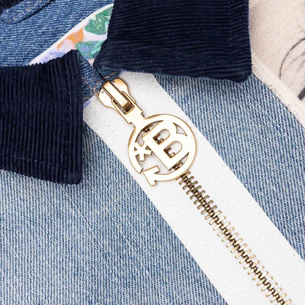 Rock City Reconstructed Denim Jacket Indigo