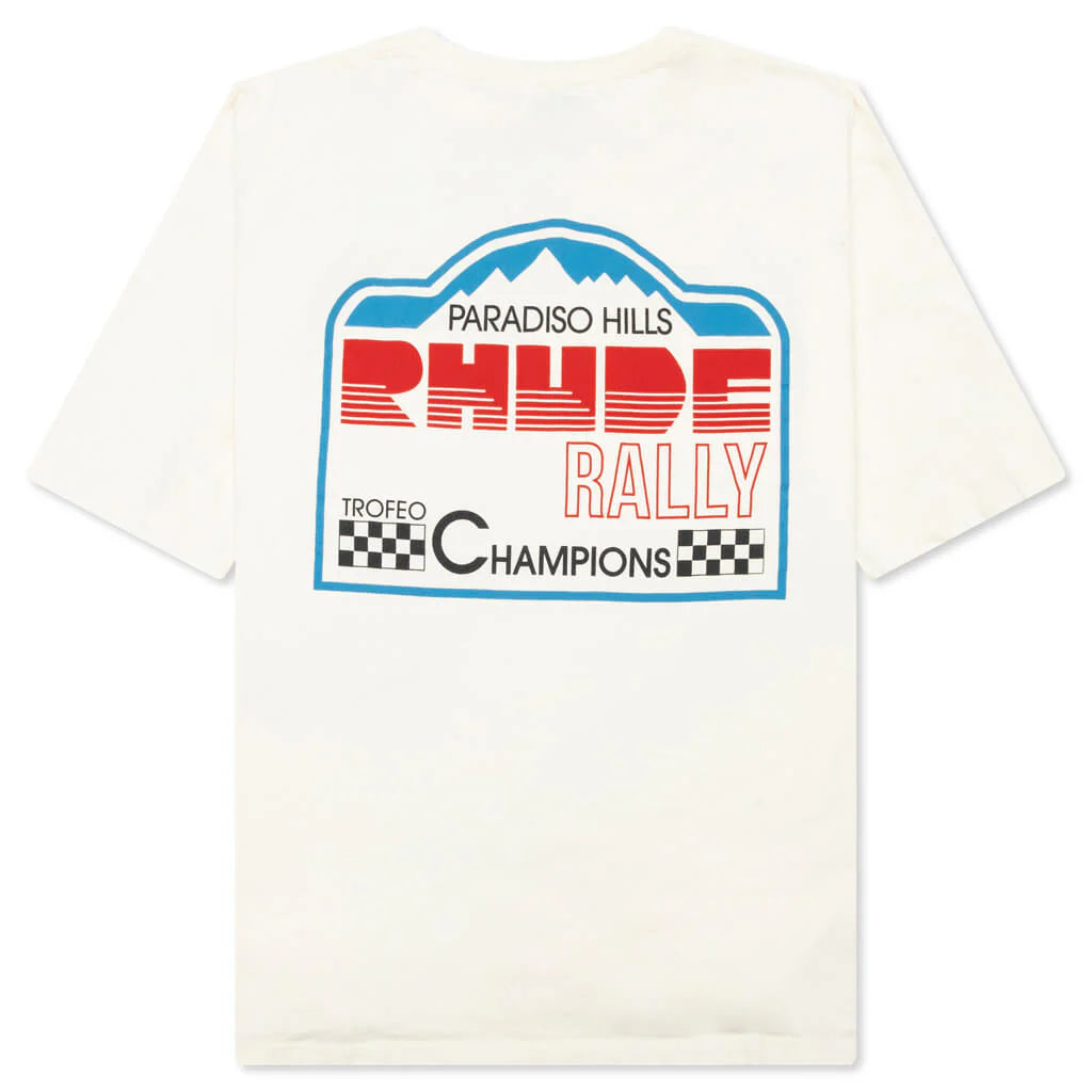 Paradiso Rally Tee Vintage White