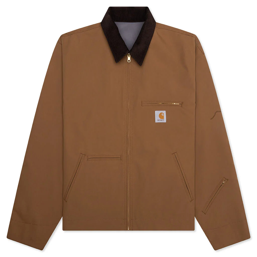 Carhartt WIP x Invincible Reversible Detroit Jacket Max Hamilton Brown Wolf Grey