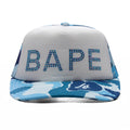 ABC Camo Crystal Stone Mesh Cap Blue