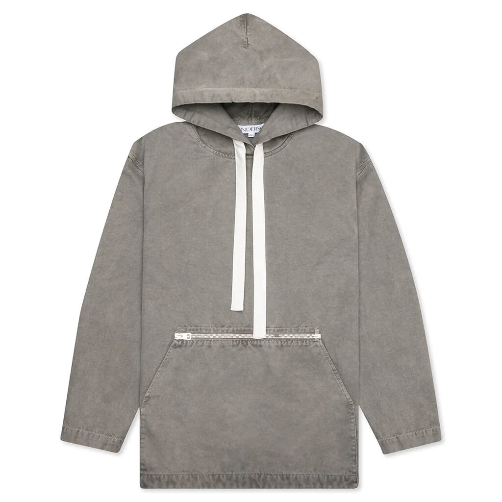 Garment Dye Hoodie Grey