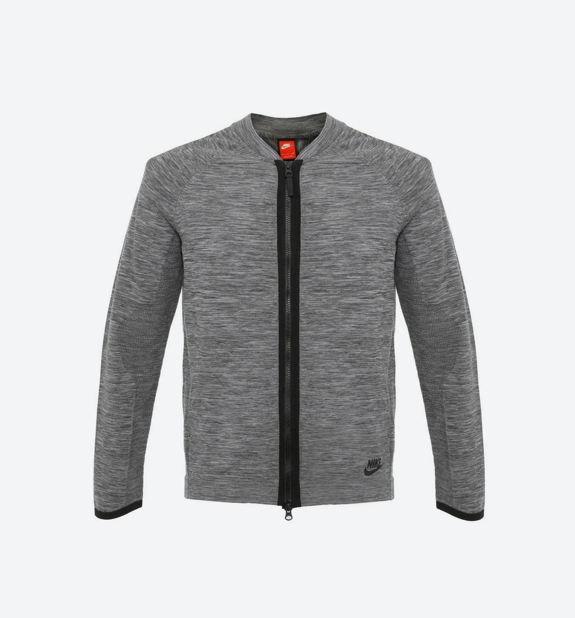 Sportswear Tech Knit Bomber Jacket Mens Dark Grey Heather Wolf Grey Anthracite Black