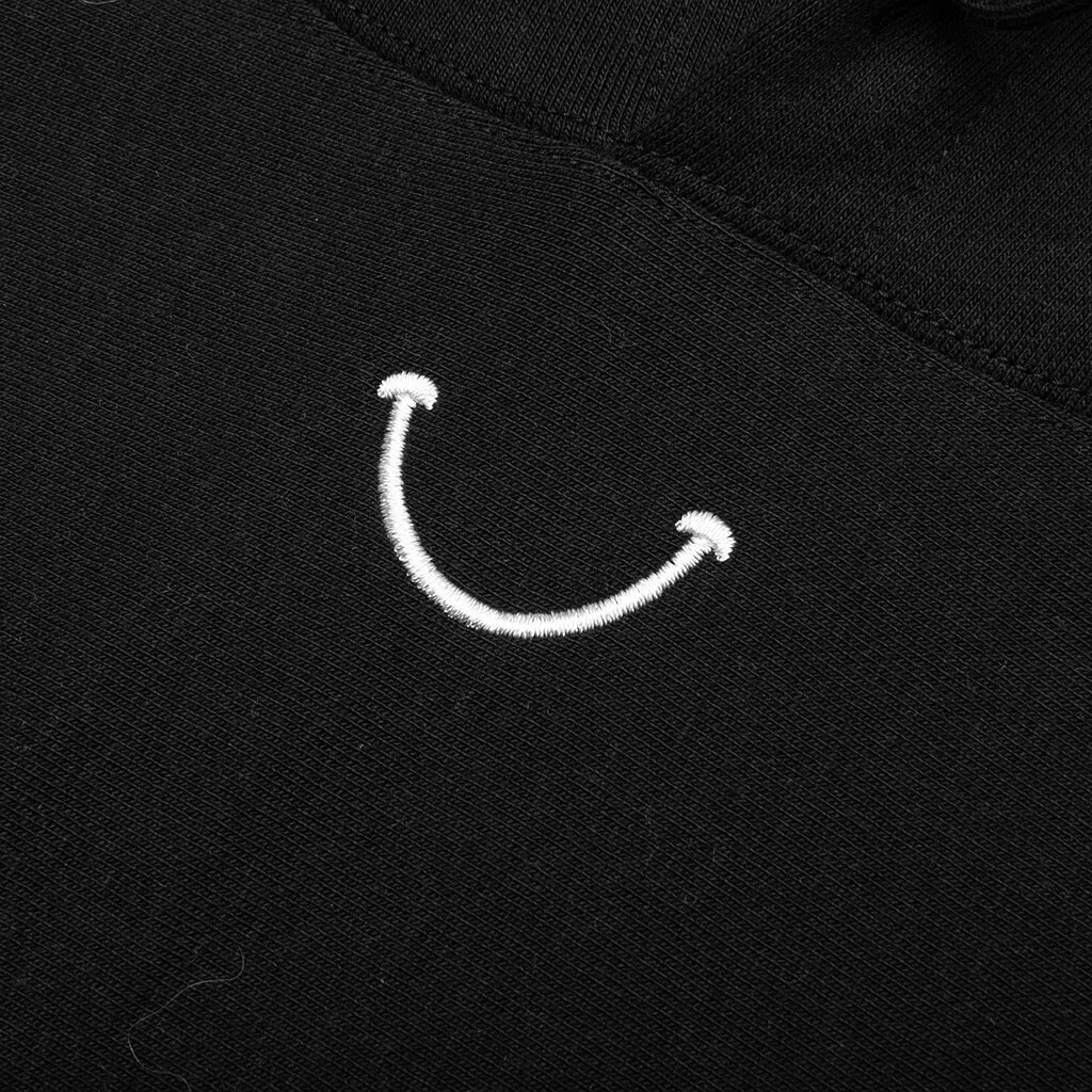 Smile Hoodie Black