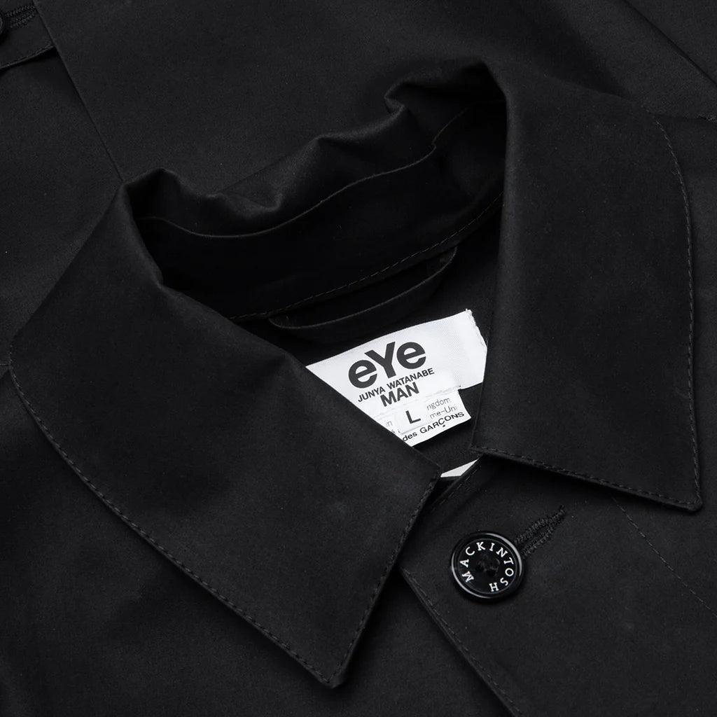 Junya Watanabe MAN x Mackintosh Coat Black