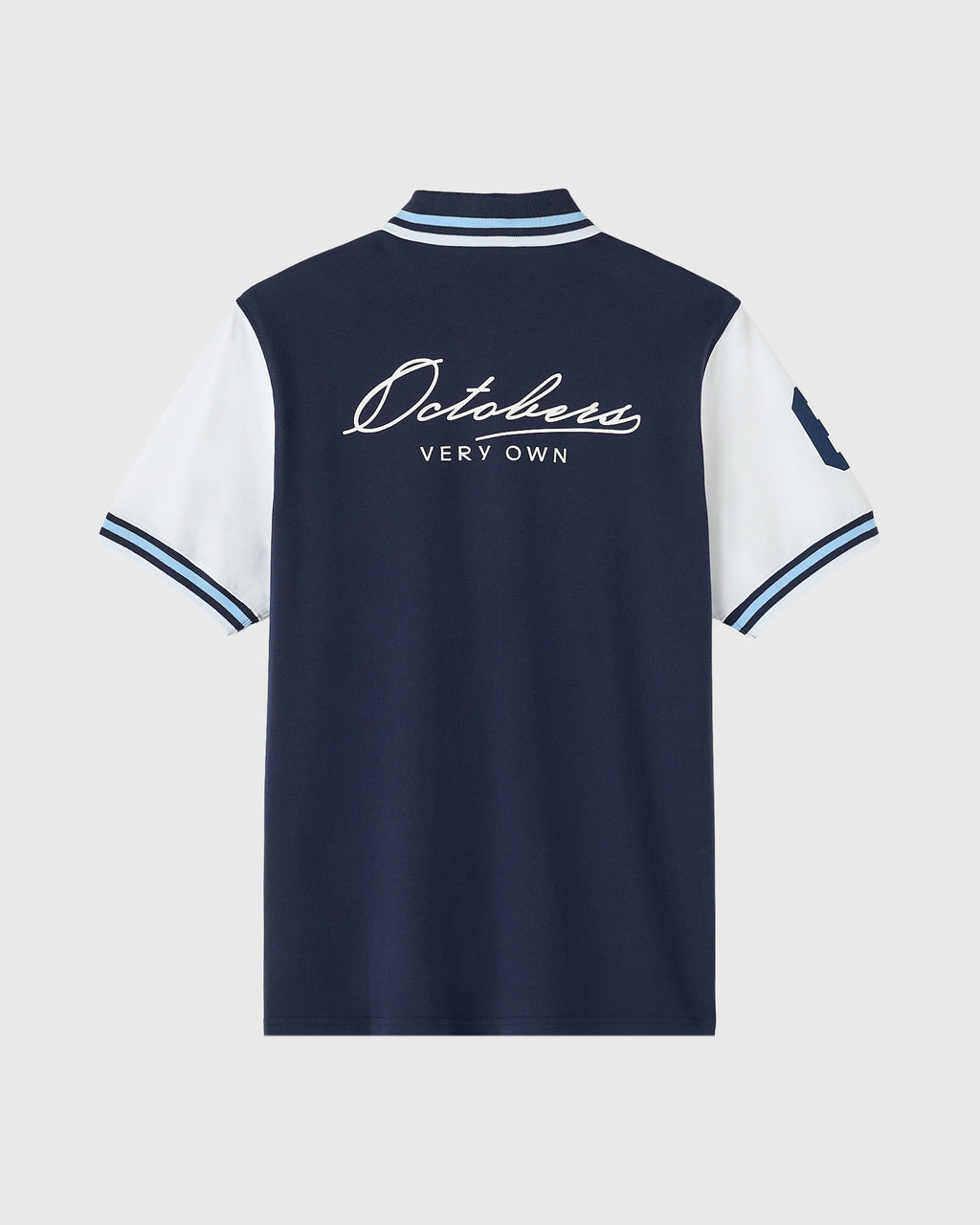 Quarter Zip Short Sleeve Polo Navy