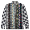Ribbon Wide Flannel Shirt Assorted