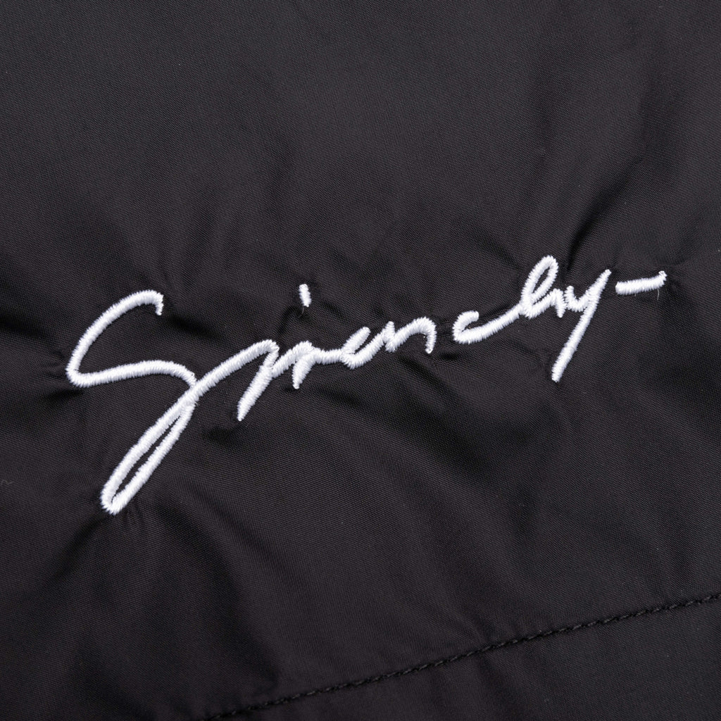 Signature Logo Swim Shorts Black White