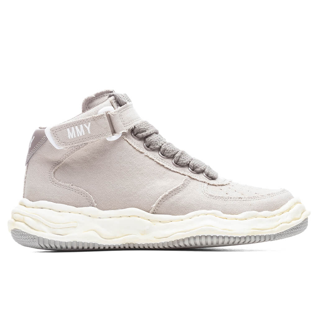 Wayne High OG Sole Washed Canvas Sneaker Grey