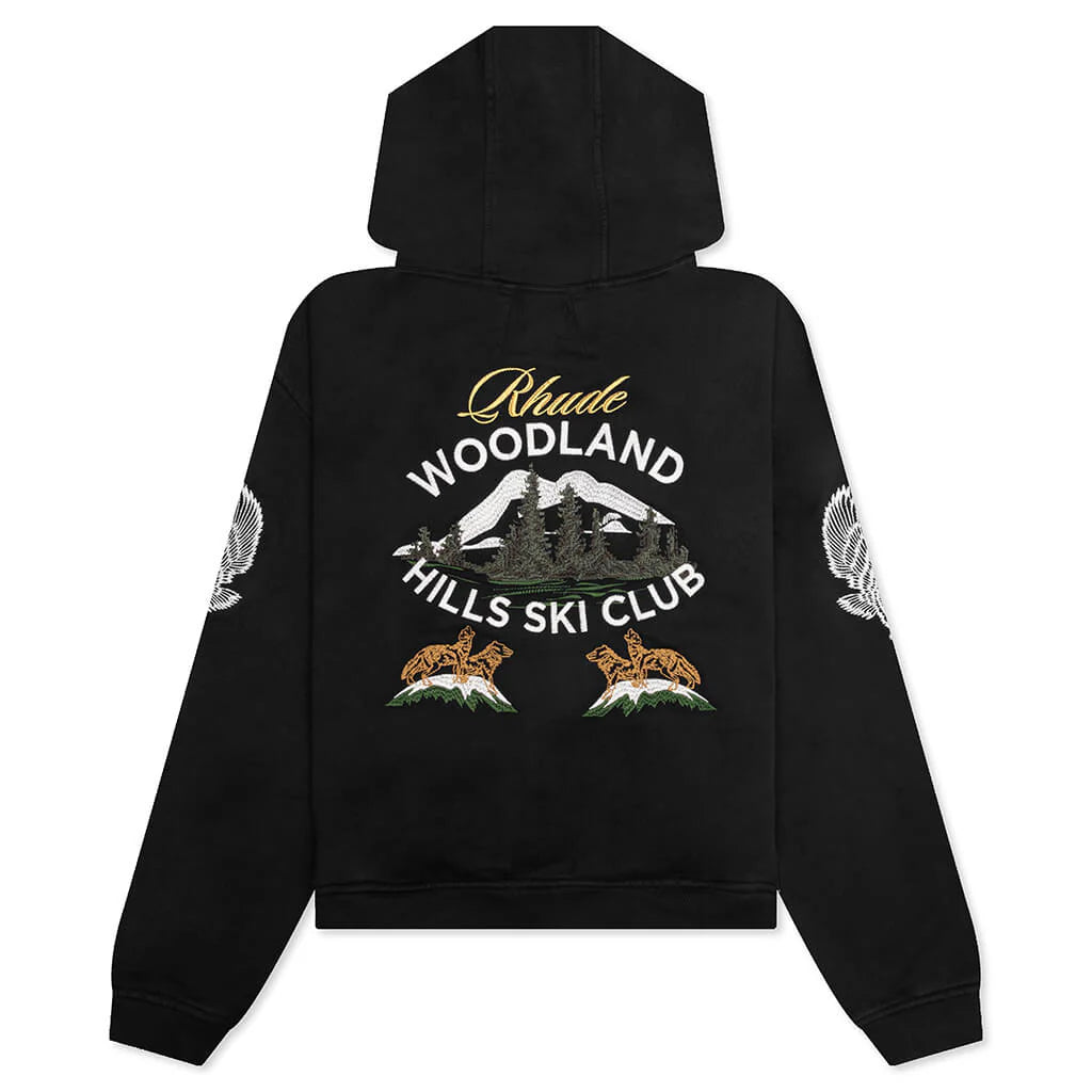 Woodland Hills Ski Hoodie Vintage Black