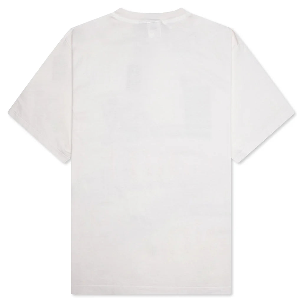 Sit Down S S Tee White