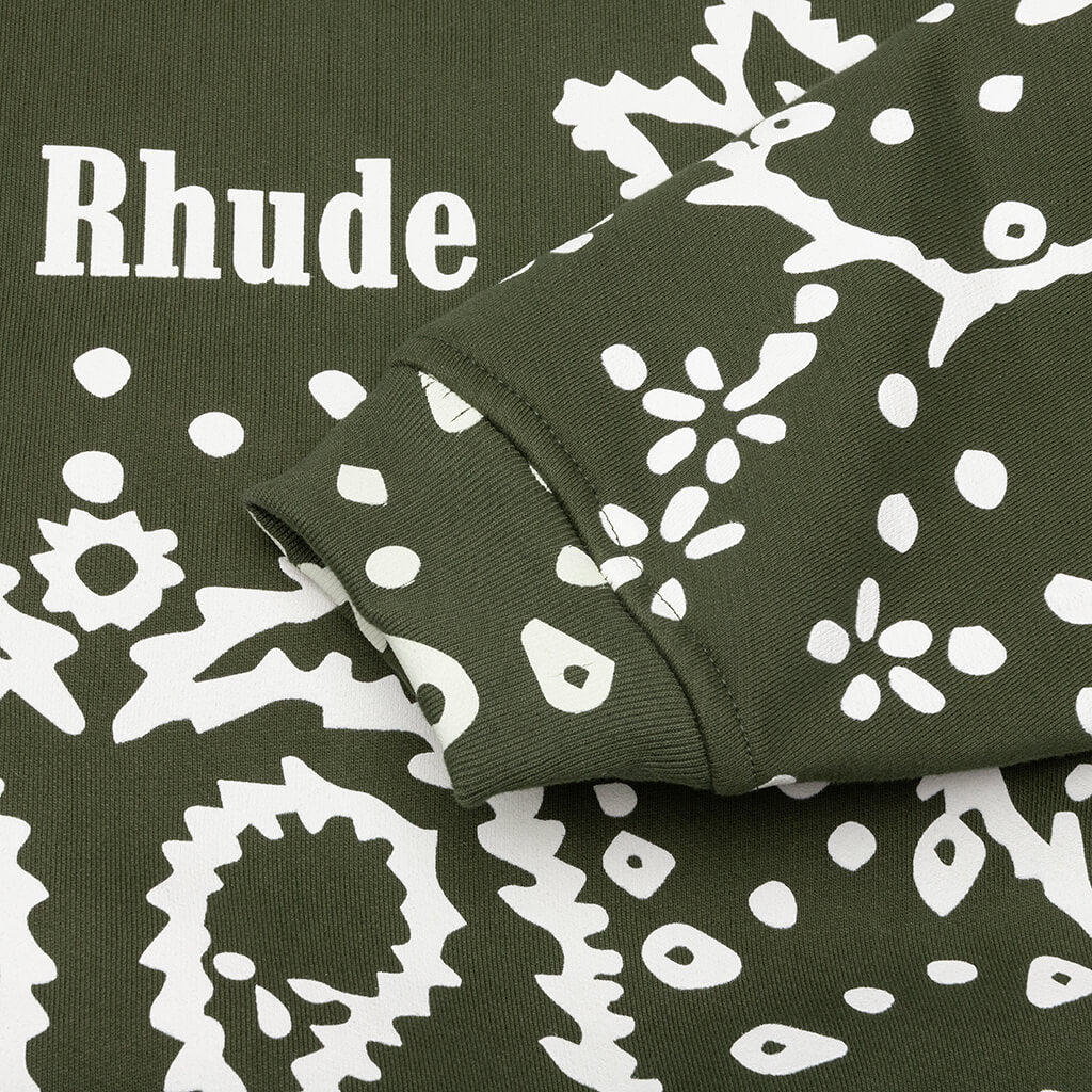 Bandana Hoodie Olive