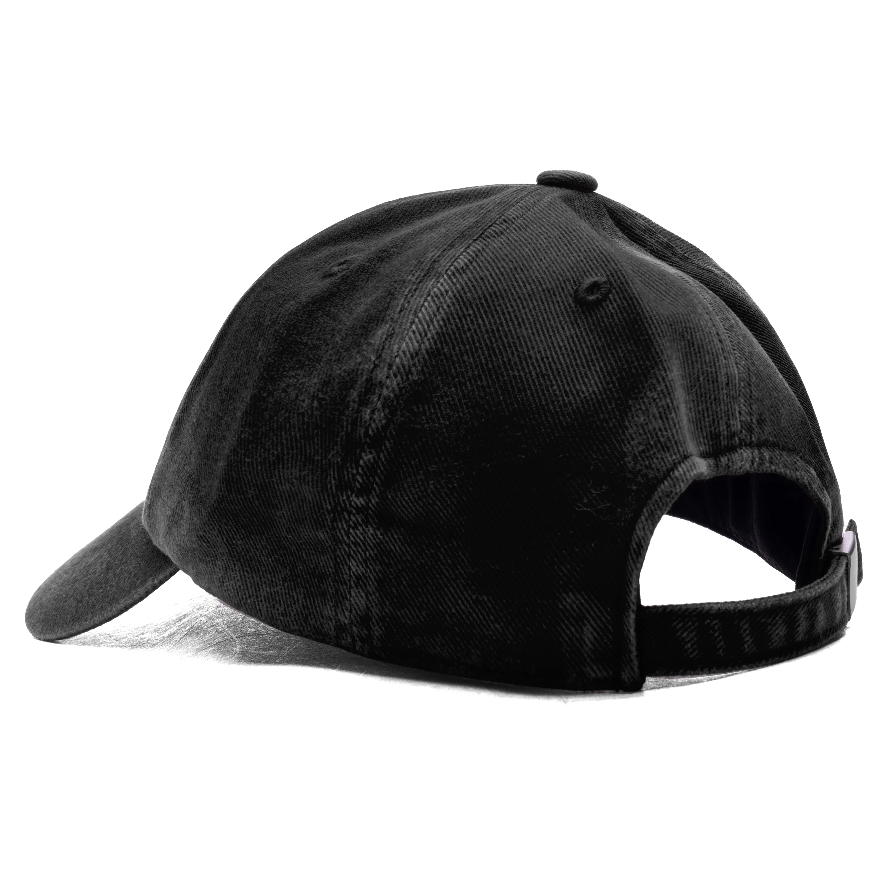 6 Panel Saint Cap Black