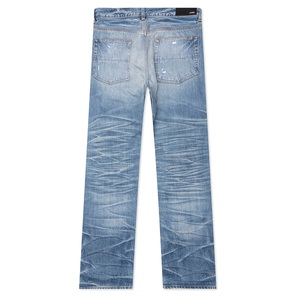 Pleated Denim Straight MX1 Jean Honeycomb Indigo