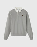 Classic Rugby Polo Heather Grey