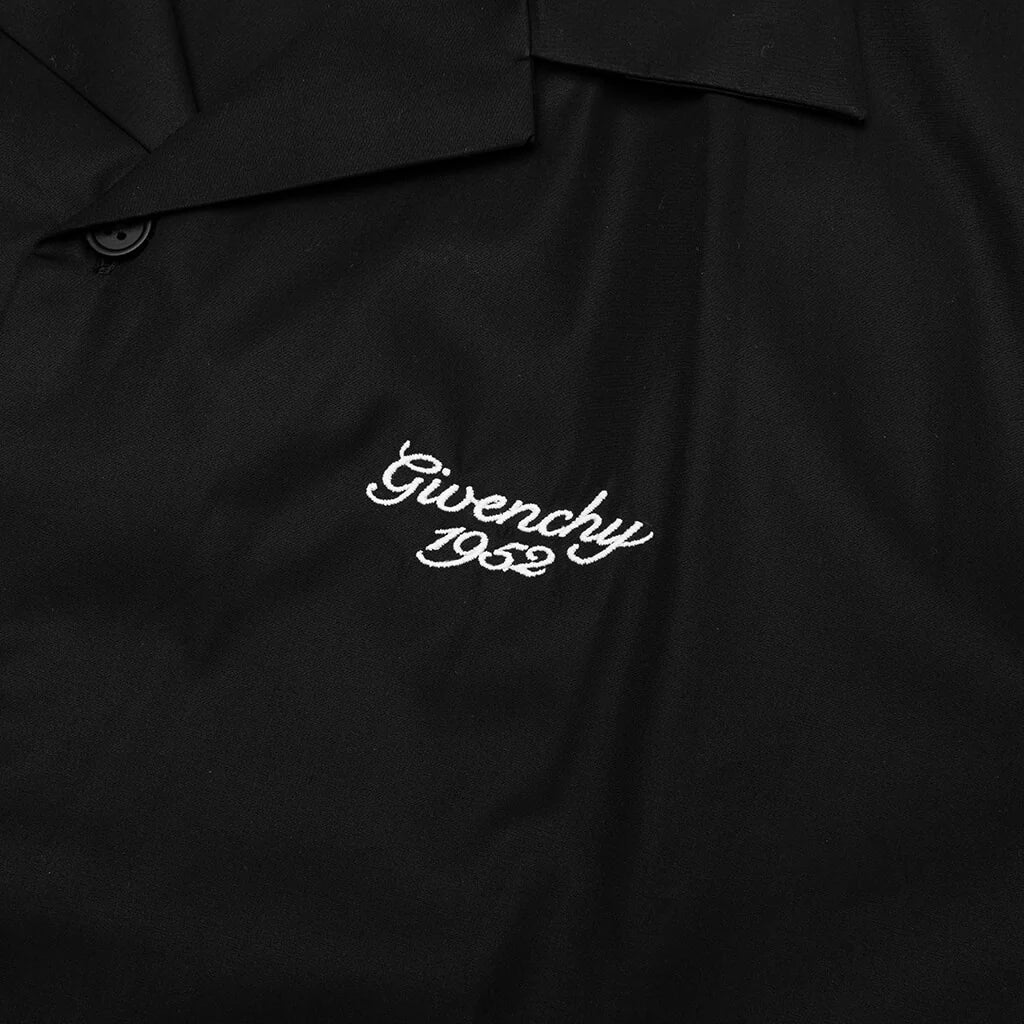 1952 Poplin Boxy Fit Shirt Black