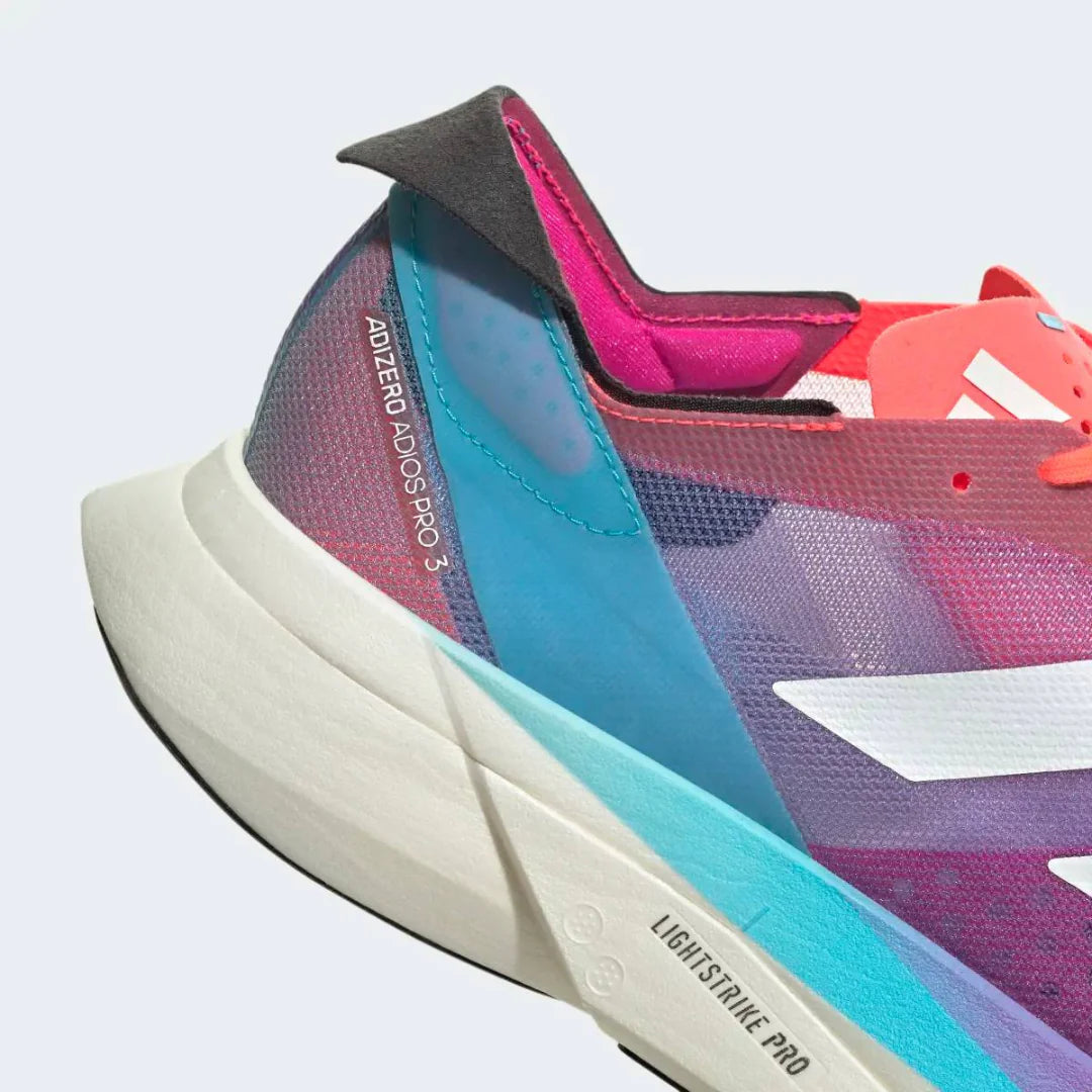 Adidas Adizero Adios Pro 3 Signal Pink Cyan
