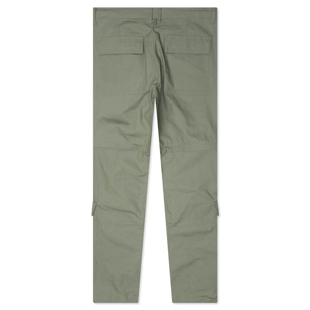 Ripstop Zip Cargo Pant Olive