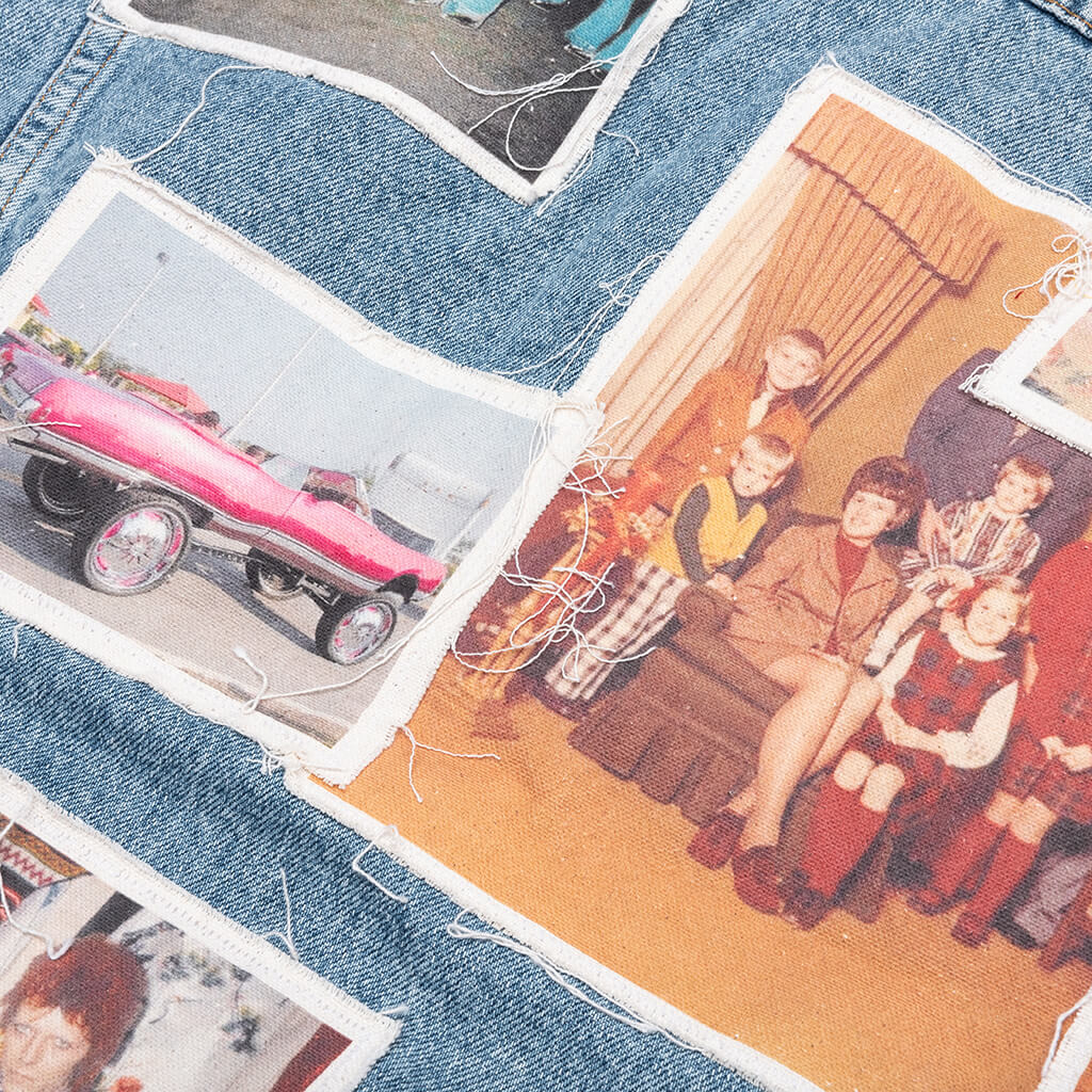 Portrait Denim Jacket Multi