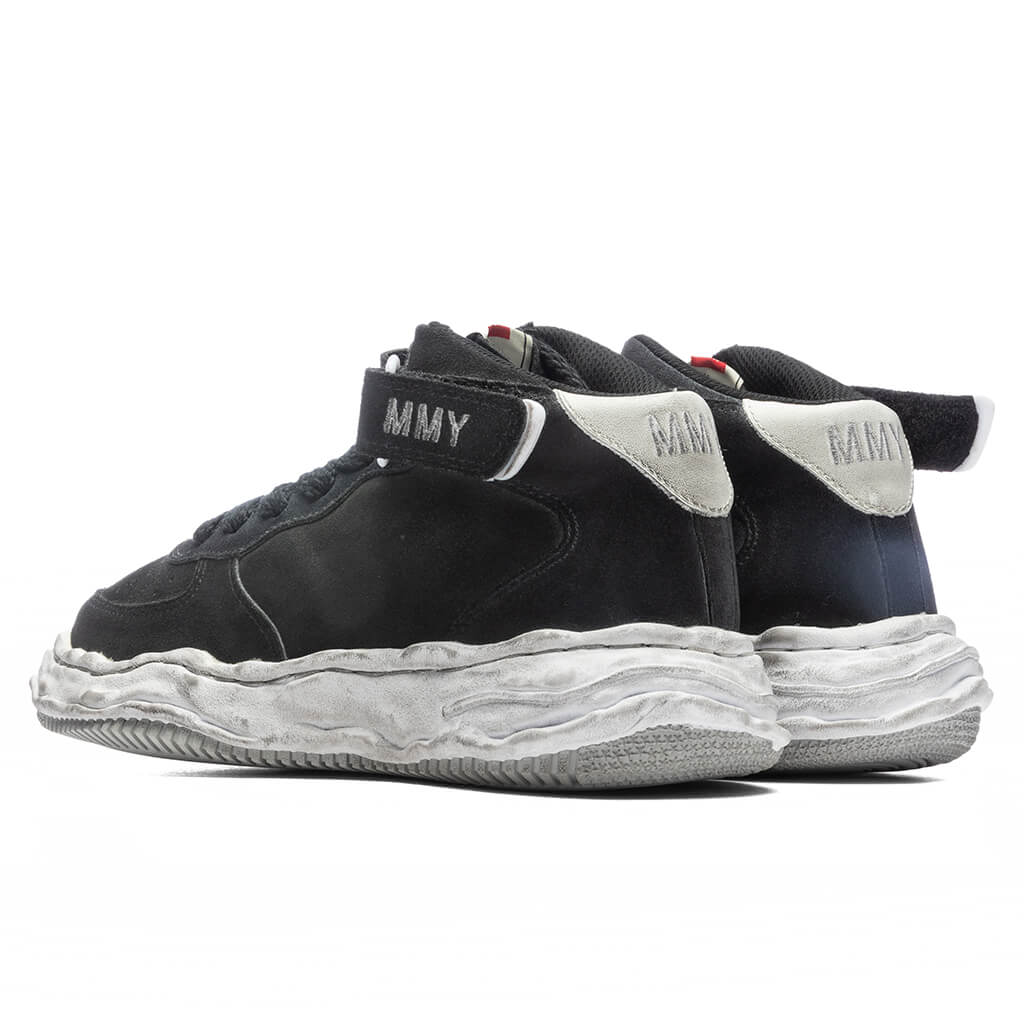 Wayne Brushed Suede High Black