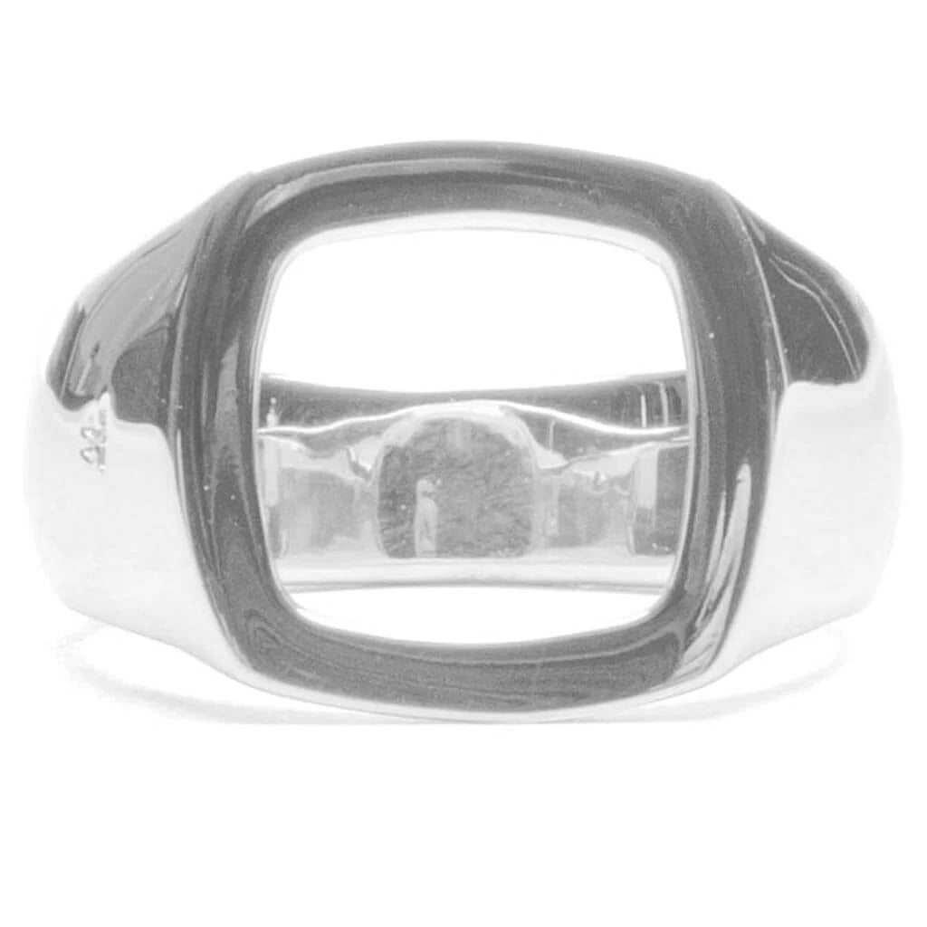 Cushion Open S925 Sterling Silver
