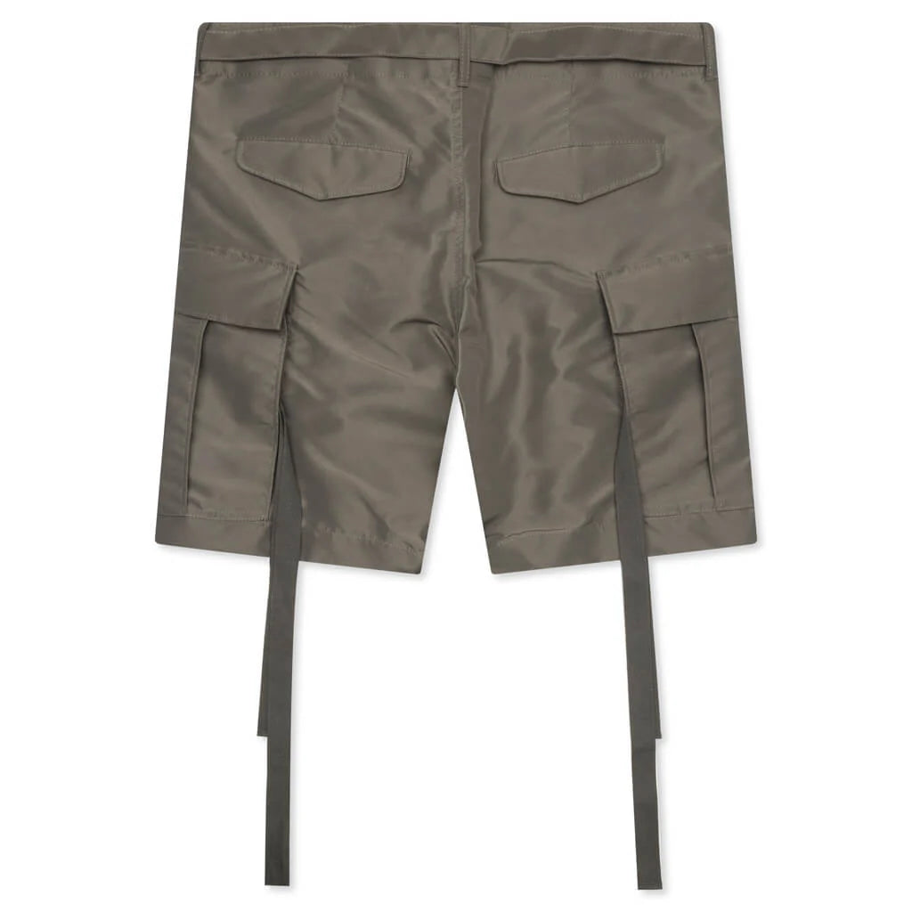 Nylon Twill Shorts Taupe