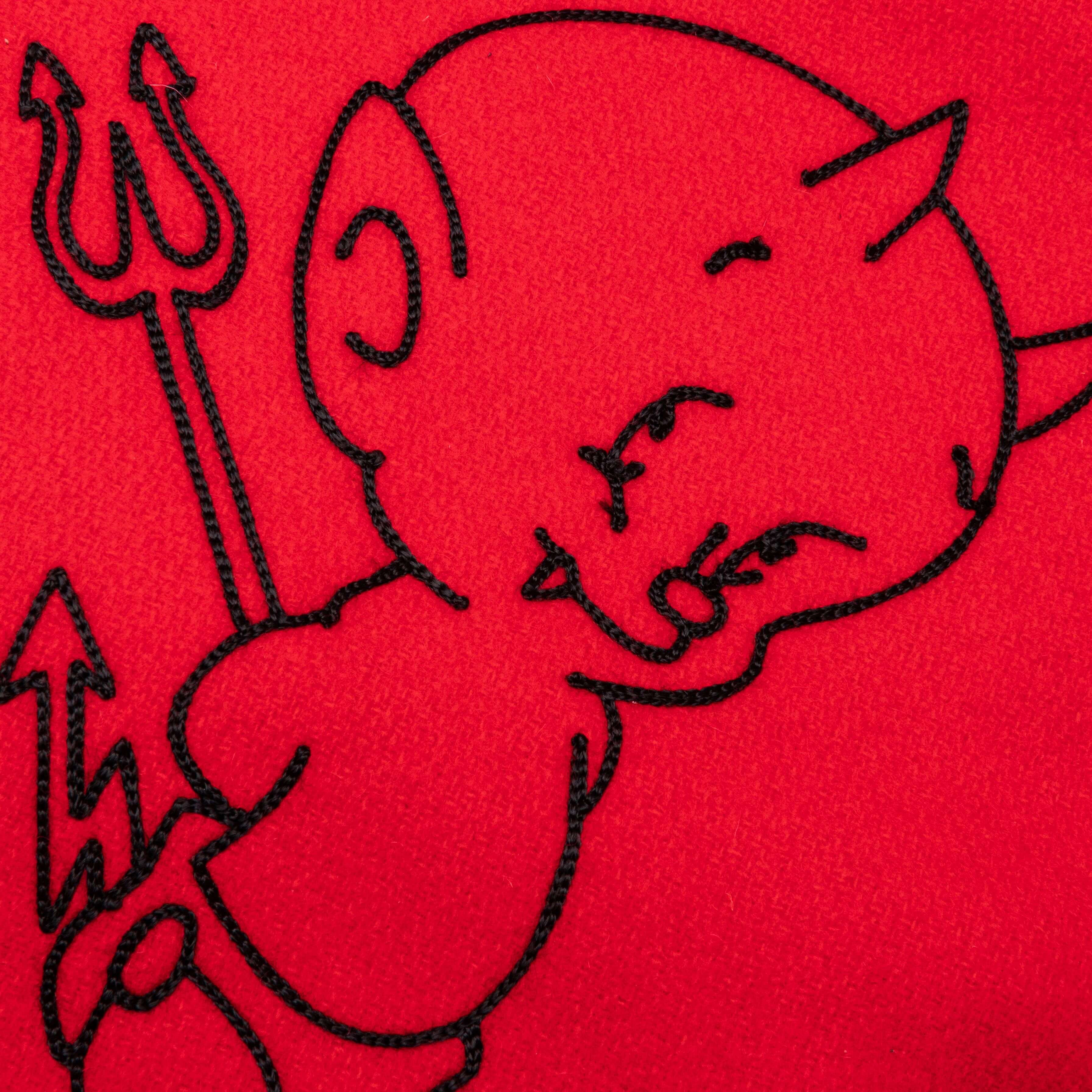 Saint Michael Devil Varsity Jacket Red