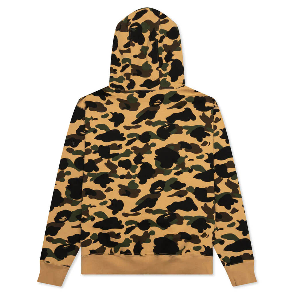 1st Camo Full Zip Hoodie Yellow