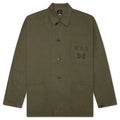 Cotton Herringbone N 3 Jacket Olive
