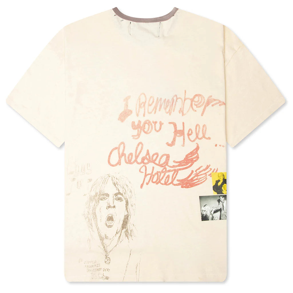 Chelseay Hotel Tee Vintage Cream