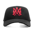 MA Logo Trucker Hat Black Red