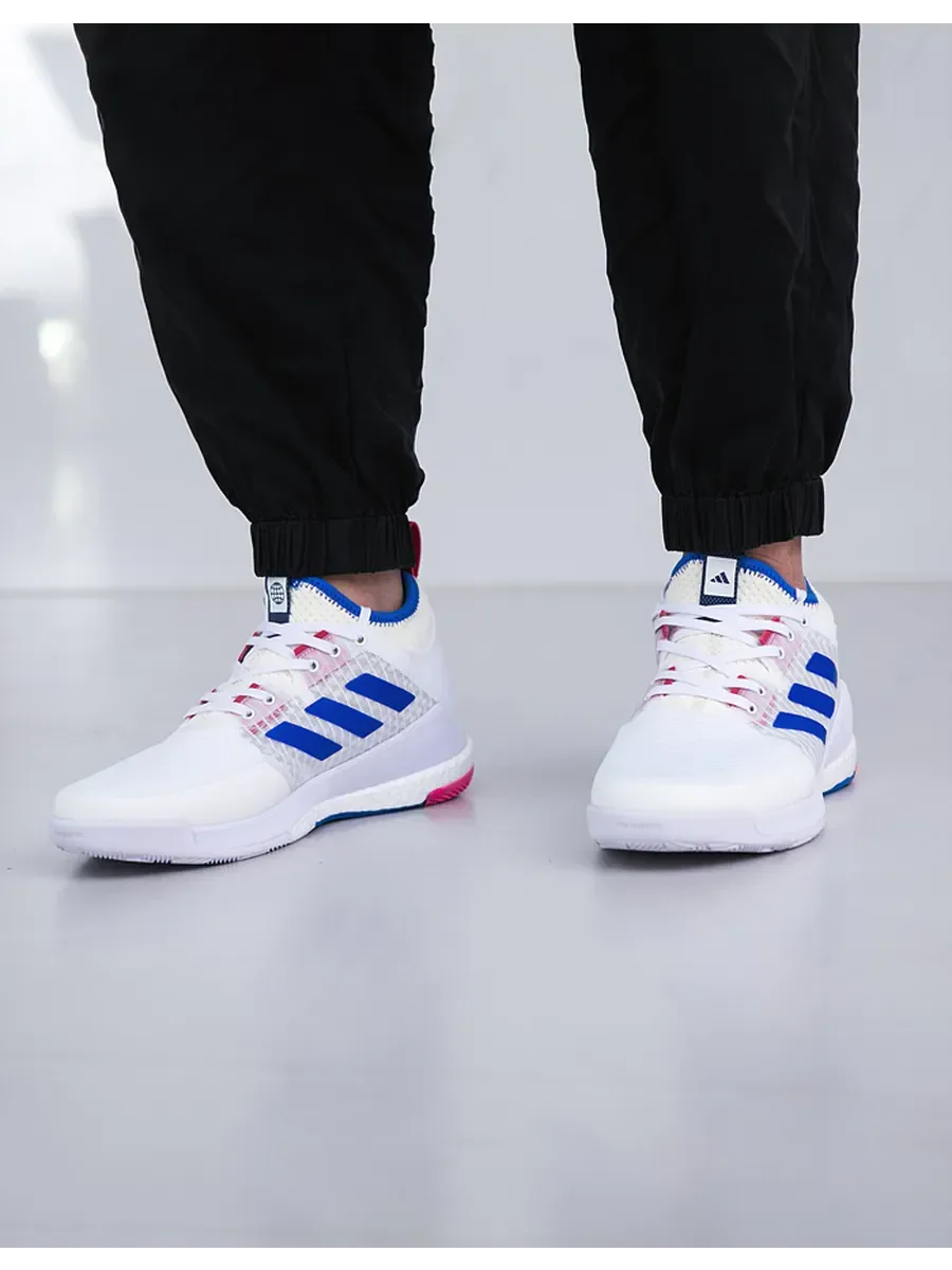 Tênis Adidas Crazyflight Mid Branco Azul