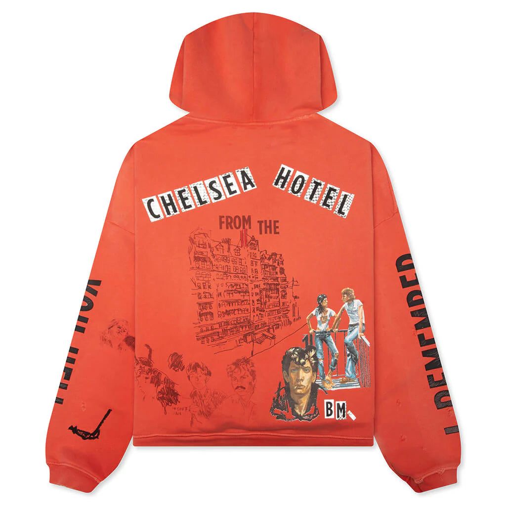 Chelseay Hotel Hoodie Red