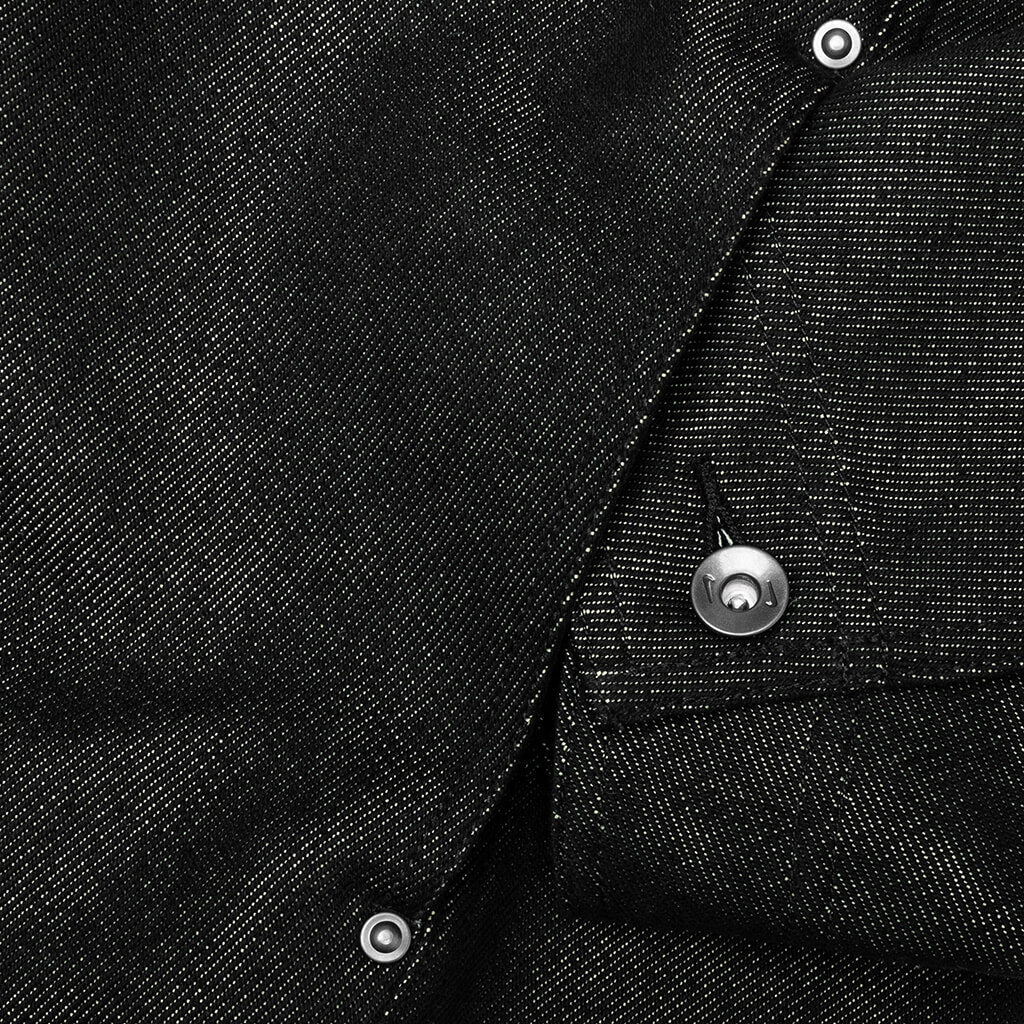 XT Denim Jacket Black Antique Silver