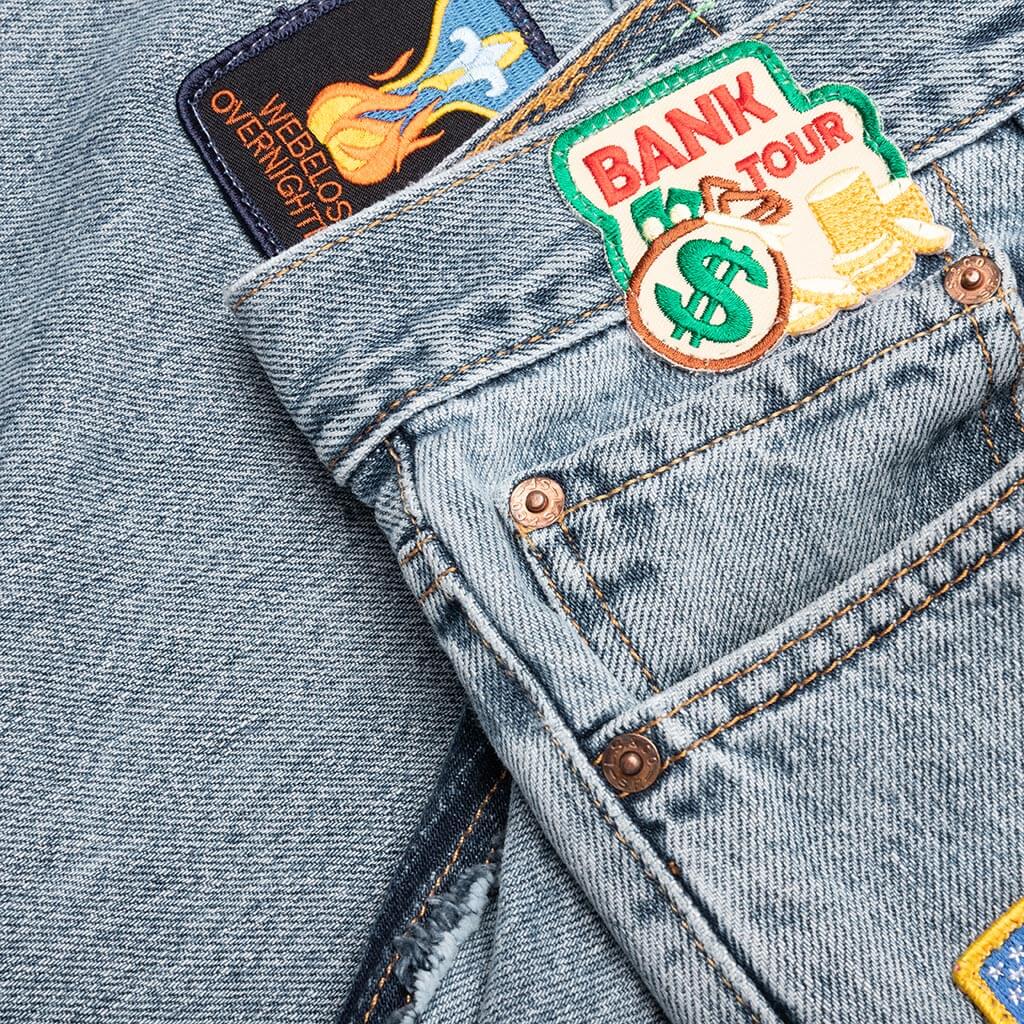 Gentlemans Denim Shorts Multi