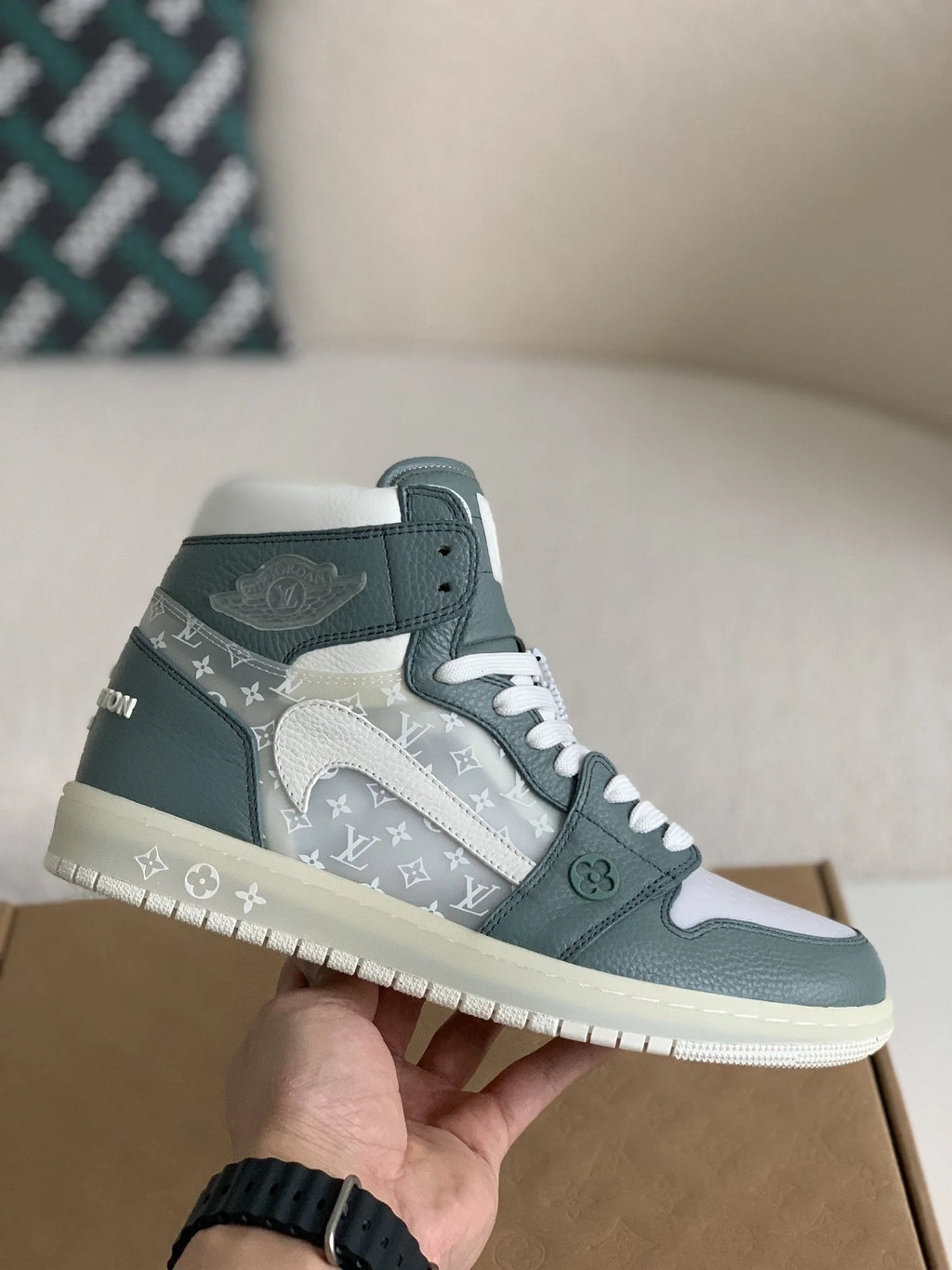 Nike Air Jordan 1 x LV High Custom by The Shoe Surgeon