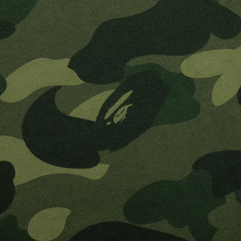 Color Camo Crystal Stone Relaxed Fit Crewneck Green